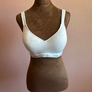 Calvin Klein Light Gray Bralette